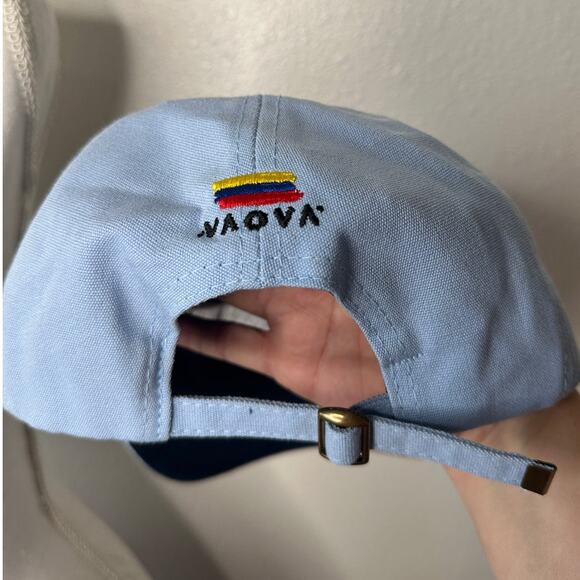 Kowu Light Blue Colombian Embroidered Adjustable Baseball Cap - Picture 6 of 13